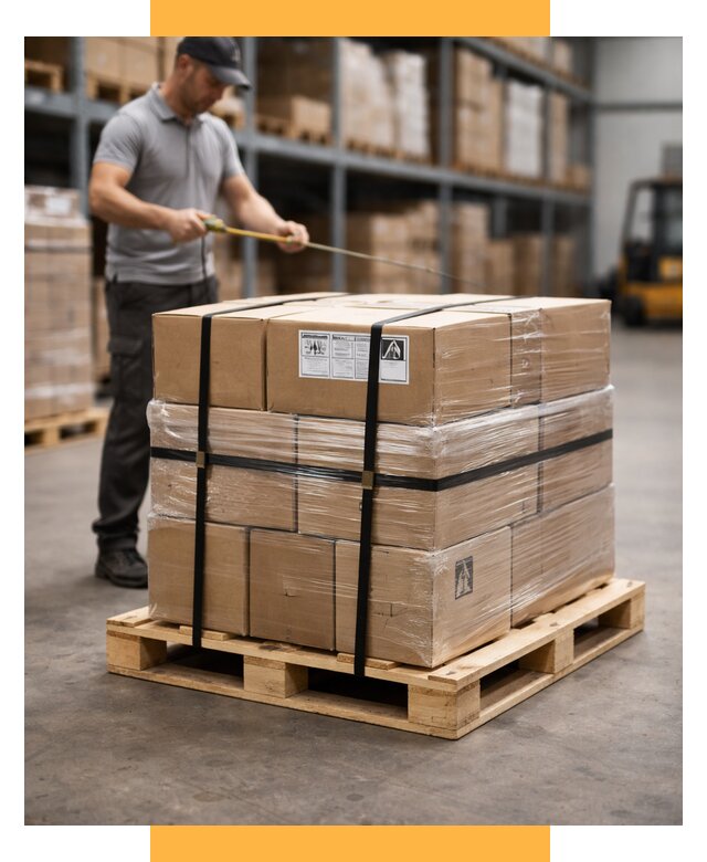 Упаковка и паллетирование грузов от 3558 р. | СетСервис-Чхв