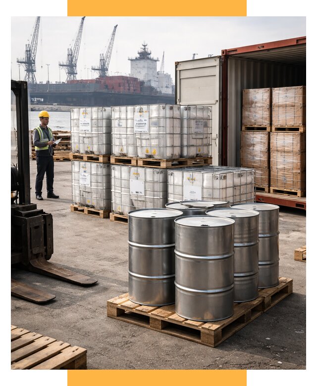 Доставка химического сырья из Индии от 254175 р. | СетСервис-Чхв