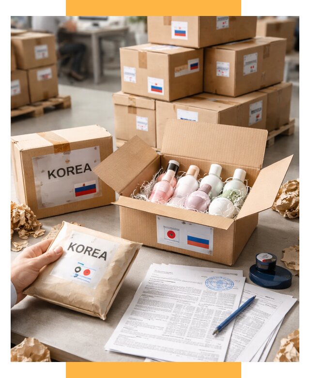 Доставка косметики из Кореи от 8642 р. под ключ | СетСервис-Чхв