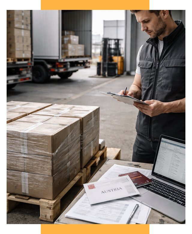 Доставка в Австрию от 66086 р. Логистика и экспорт СетСервис-Чхв