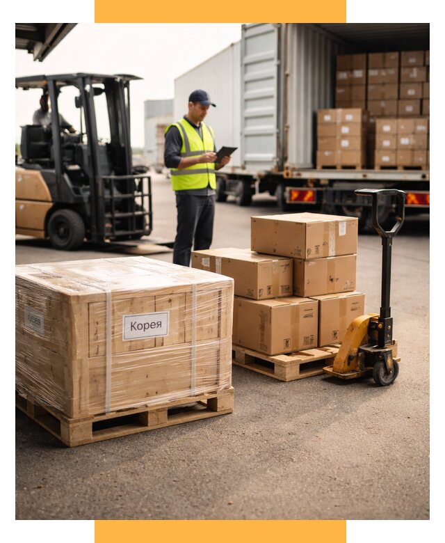 Доставка грузов в Корею из России от 35585 р. | СетСервис-Чхв