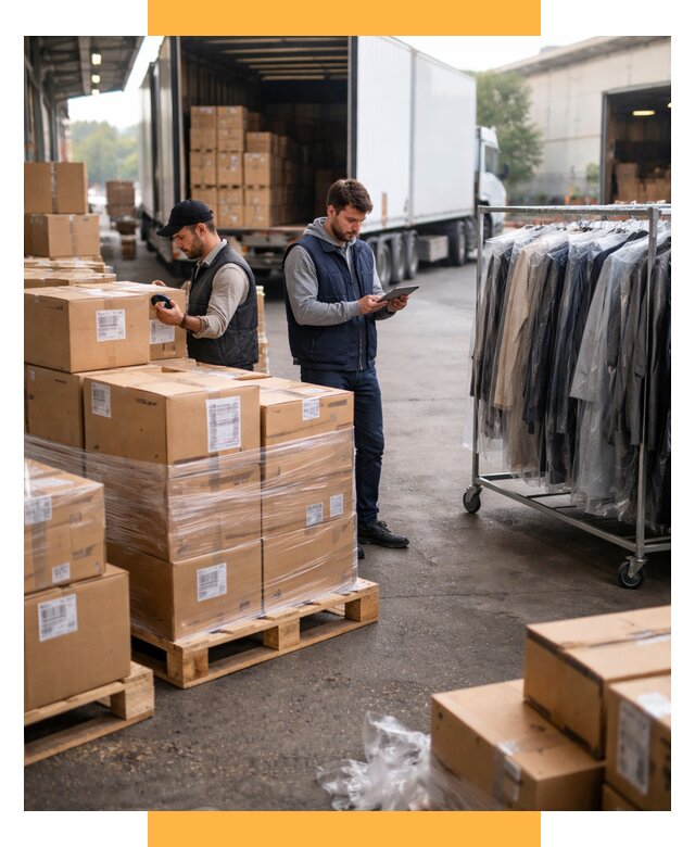 Перевозка и доставка одежды из Китая от 7625 р., СетСервис-Чхв