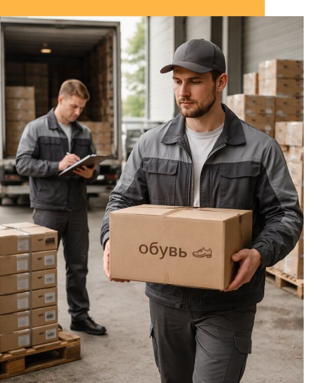 Международная перевозка обуви с таможенным оформлением от 4575