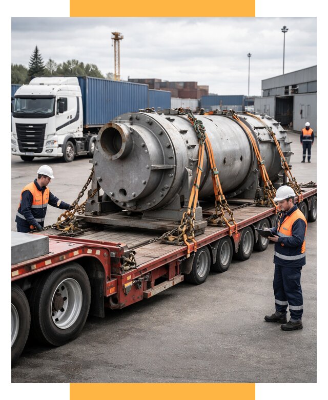 Перевозка тяжеловесных грузов под ключ от 152505 р. | СетСервис-Чхв